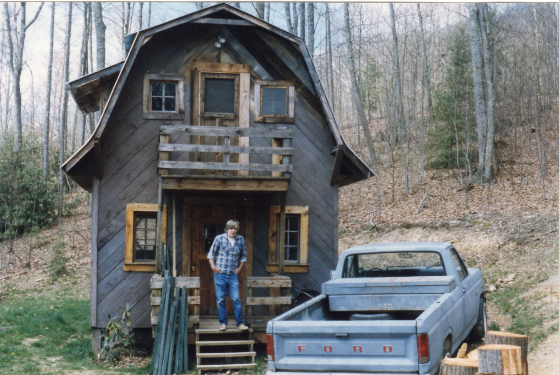 Barn and truck