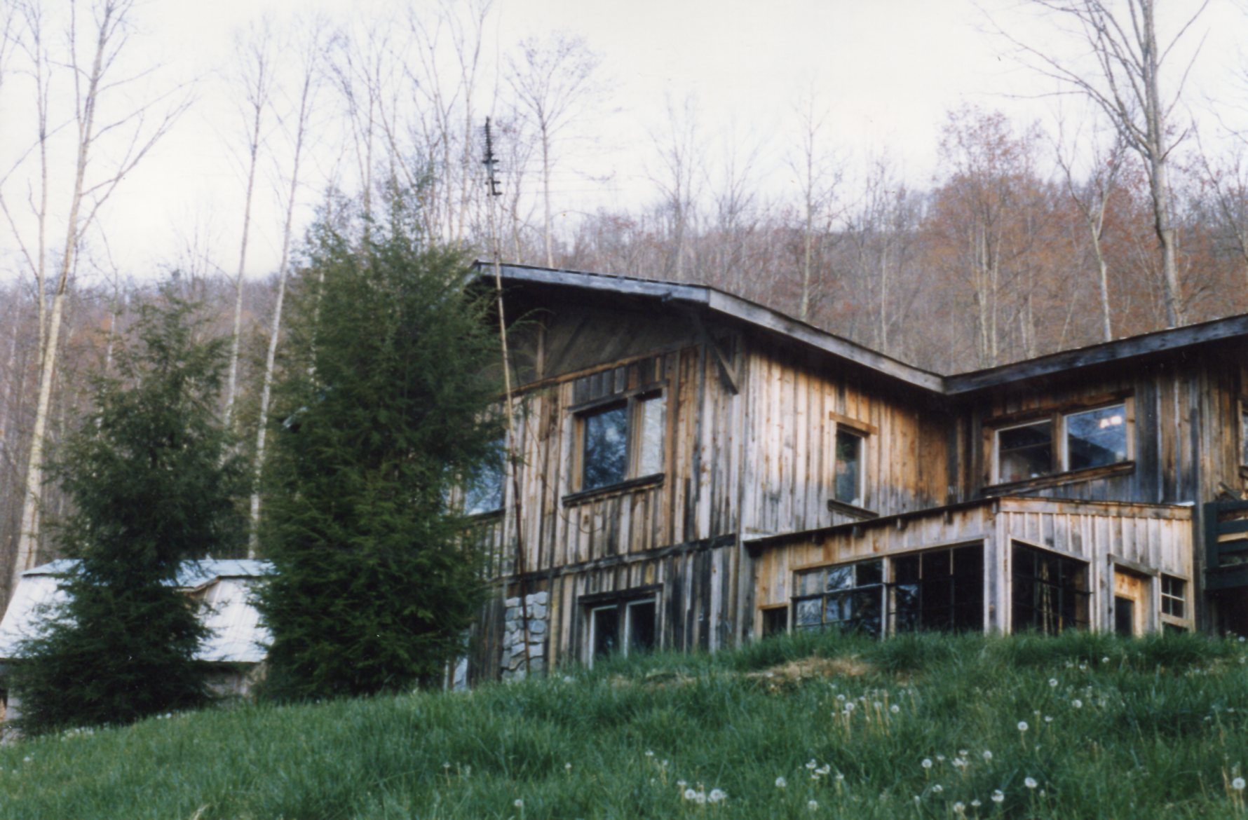Back Cross House from down hill